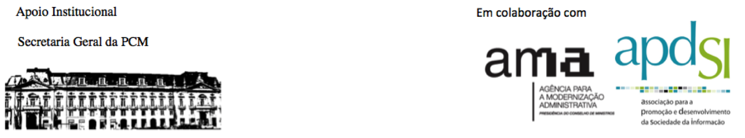 Logos Apoios Administração Aberta